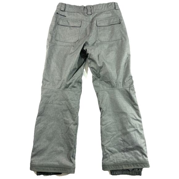 Columbia Omni-Tech Men’s Large Gray Insulated Snow Ski Pants Waterproof Lined - Picture 8 of 8